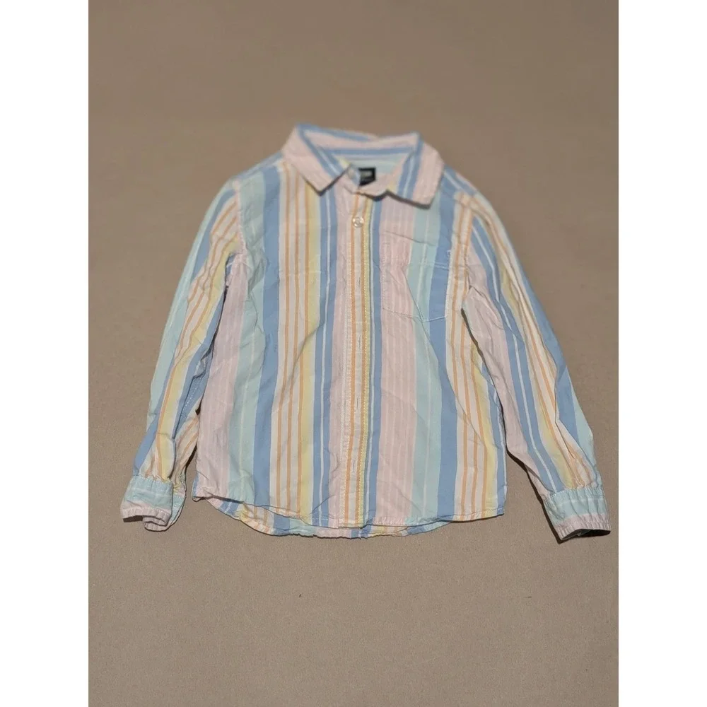 OshKosh Stripe Boys Button up Shirt - Multicolored - SIZE 5T